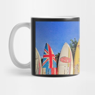 Hawaiian Surf Fence Mug